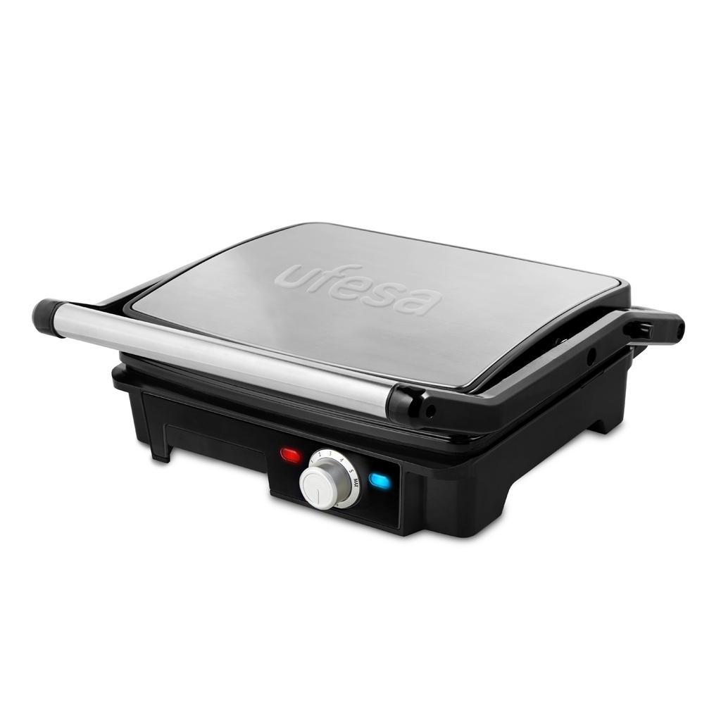 UFESA GRILL PR2000 INOX 2200W OPENING 180º 29X23