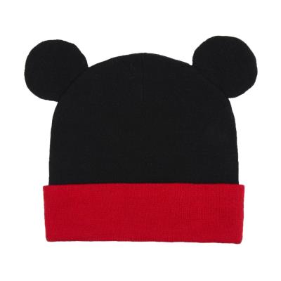 GORRO PUNTO APLICACIONES MICKEY