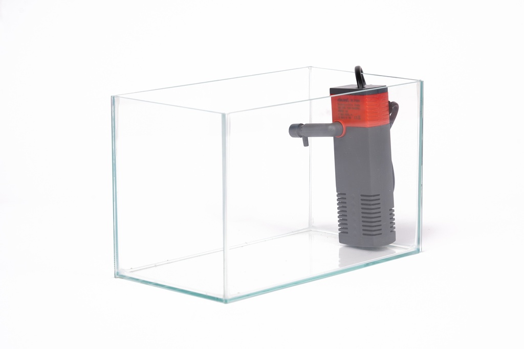 ACUARIO CRISTAL SIN MARCO SILIC TRANSL. 38 L. + FILTRO (XIL)