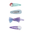 ACCESORIOS PELO CLIPS 4 PIEZAS PRINCESS LA SIRENITA