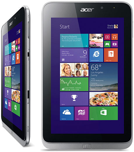 ACER TABLET ICONIA W4-821P 64GB WIFI 8" BLACK