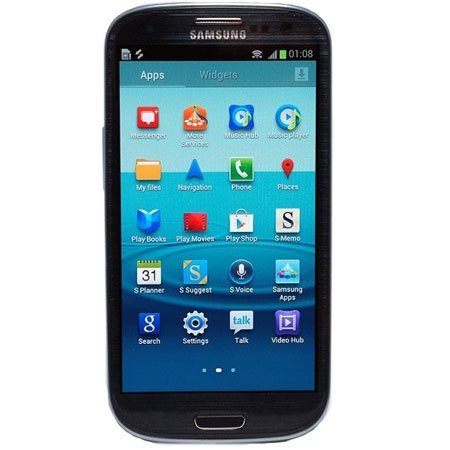 SAMSUNG S3 GT-I9300 1+16GB BLACK (Op. sim free only apps)