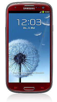 SAMSUNG GALAXYH S III GT-I9300 1+163GB 4G GARNET RED (Op. sim free)