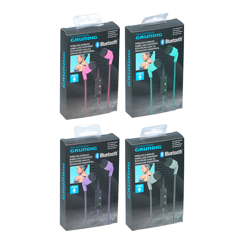 AURICULARES DEPORTIVOS BLUETOOTH CON MICRÓFONO GRUNDIG