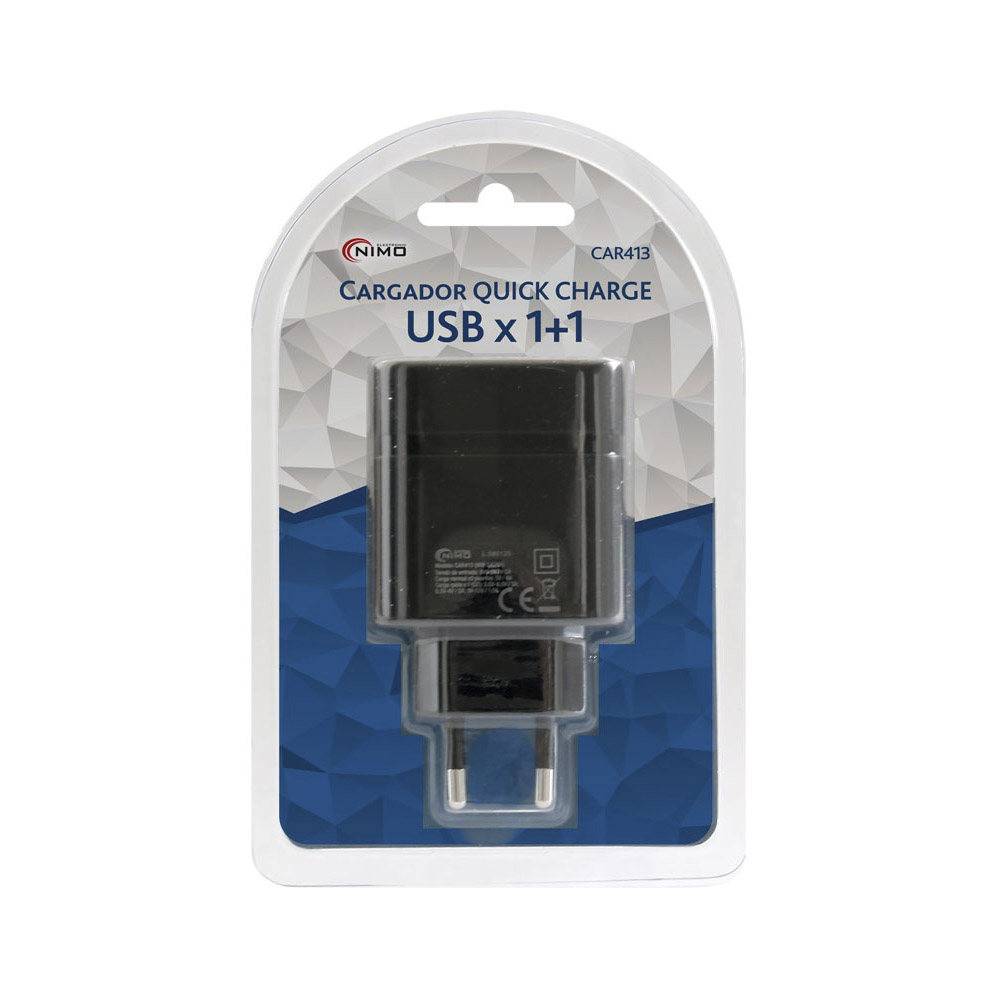 CARGADOR USB POWER 2 PUERTOS NIMO