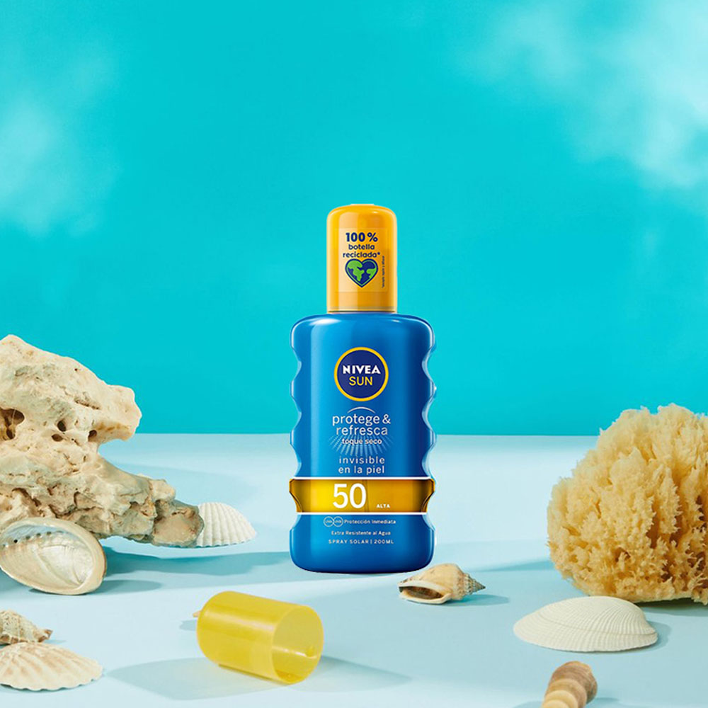 LECHE SOLAR NIVEA SUN FACTOR 50 "PROTEGE Y REFRESCA" 200ml NIVEA
