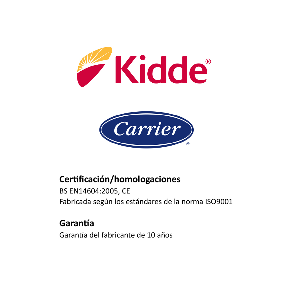 ALARMA ÓPTICA DE INCENDIOS KIDDE