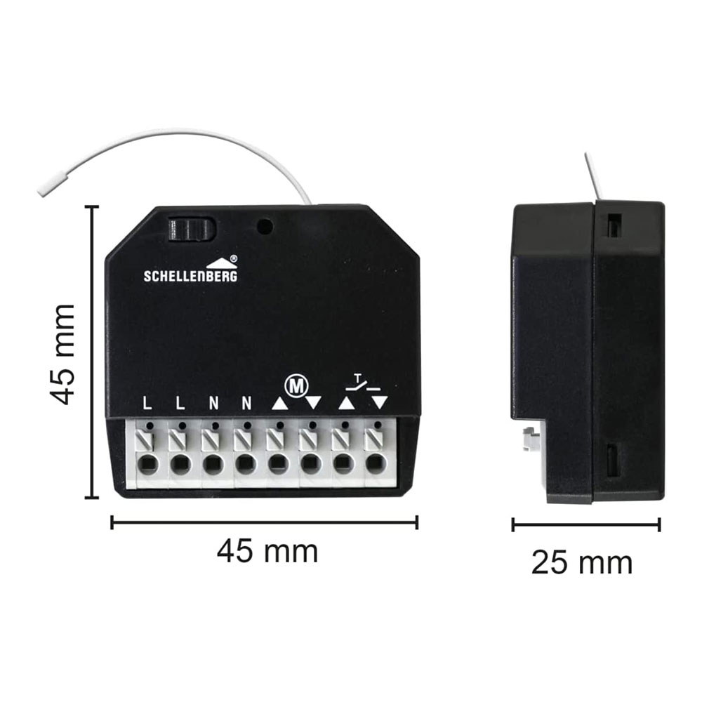RECEPTOR INALÁMBRICO MOTOR PERSIANA 20018 SCHELLENBERG