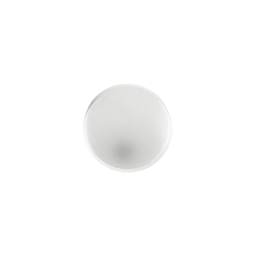 BLISTER CON 4 POMOS REDONDOS PARA MUEBLE FABRICADO EN ZAMAK ACABADO NÍQUEL SATINADO MOD. 756 Ø33mm REI