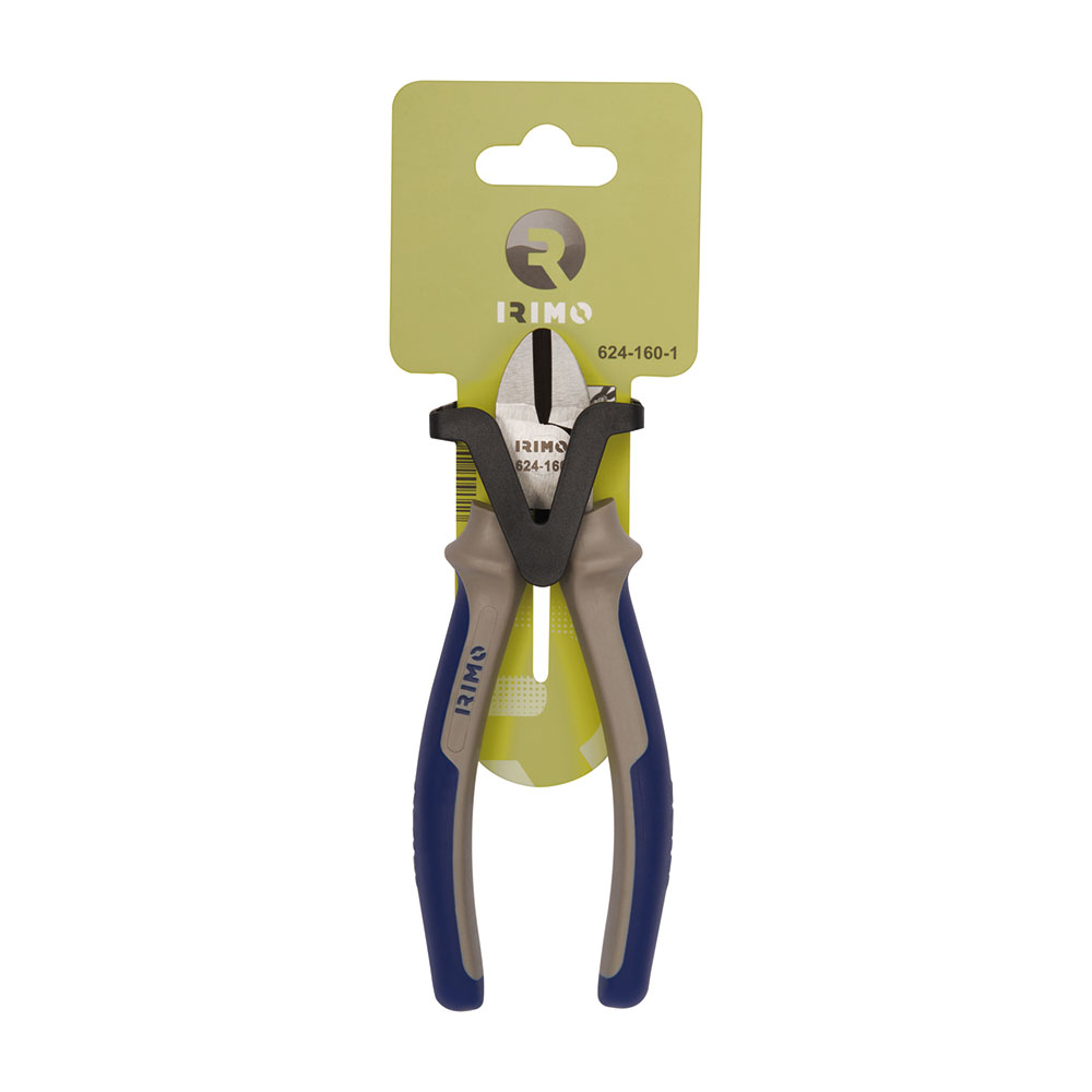 ALICATE CORTANTE CON MANGO BIMATERIAL, 160mm 624-160-1 IRIMO