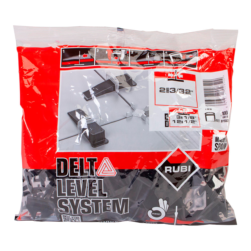 BRIDA 3-12mm 2mm DELTA LEVEL SYSTEM (B-100 unid.) R2852 RUBI