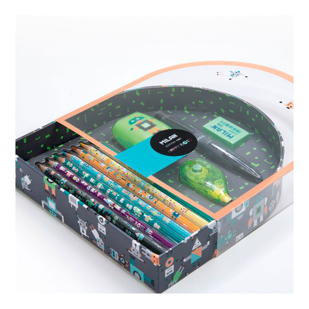CAJA REGALO EDITION BOX HAPPY BOTS VERDE MILAN