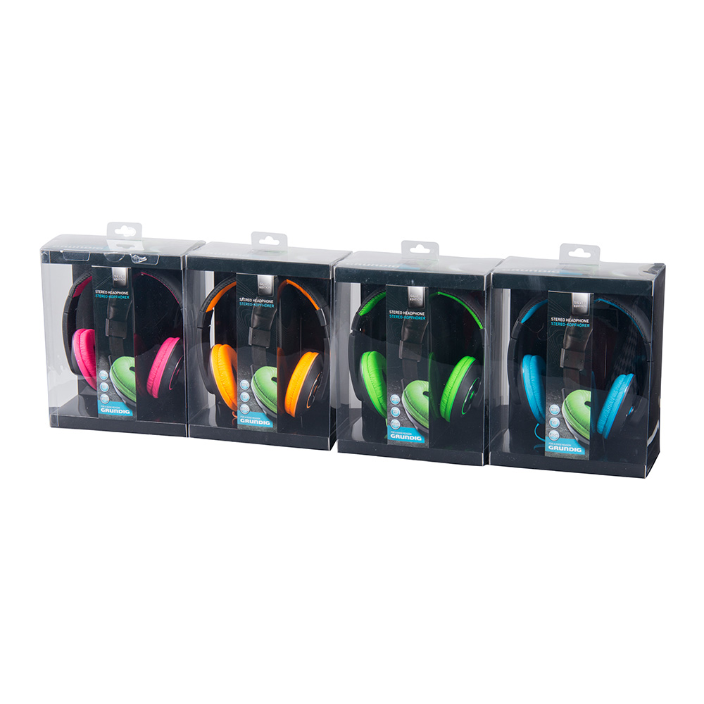 AURICULAR ESTEREO NEON GRUNDIG COLORES / MODELOS SURTIDOS