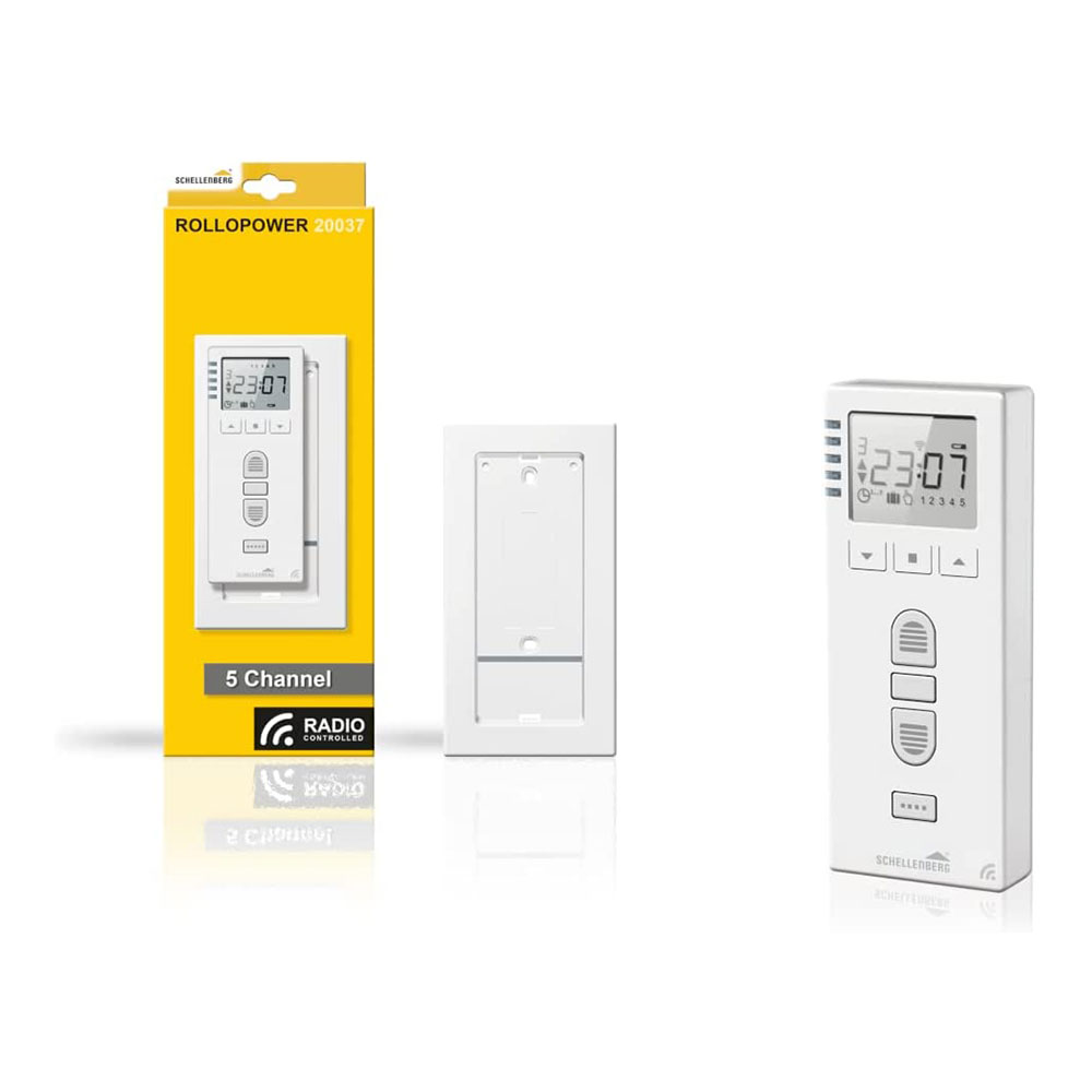 RELOJ TEMPORIZADOR INHALAMBRICO PARA PERSIANAS PREMIUM 20037 SCHELLENBERG