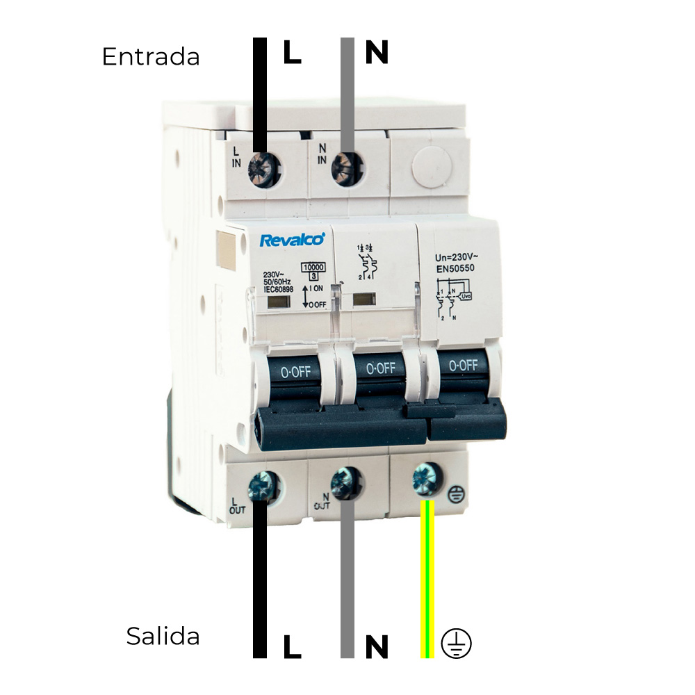 IGA 2P 32A C 10KA PROTECTOR DE SOBRETENSION PERMANENTE SEGUN NORMATIVA EN-50550 Y TRANSITORIO 5-15KA 275V