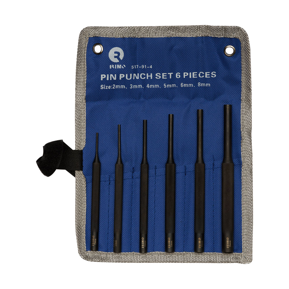 JUEGO 6 BOTADORES CILÍNDRICOS (2,3,4,5,6,8mm), LARGOS 517-91-4 IRIMO