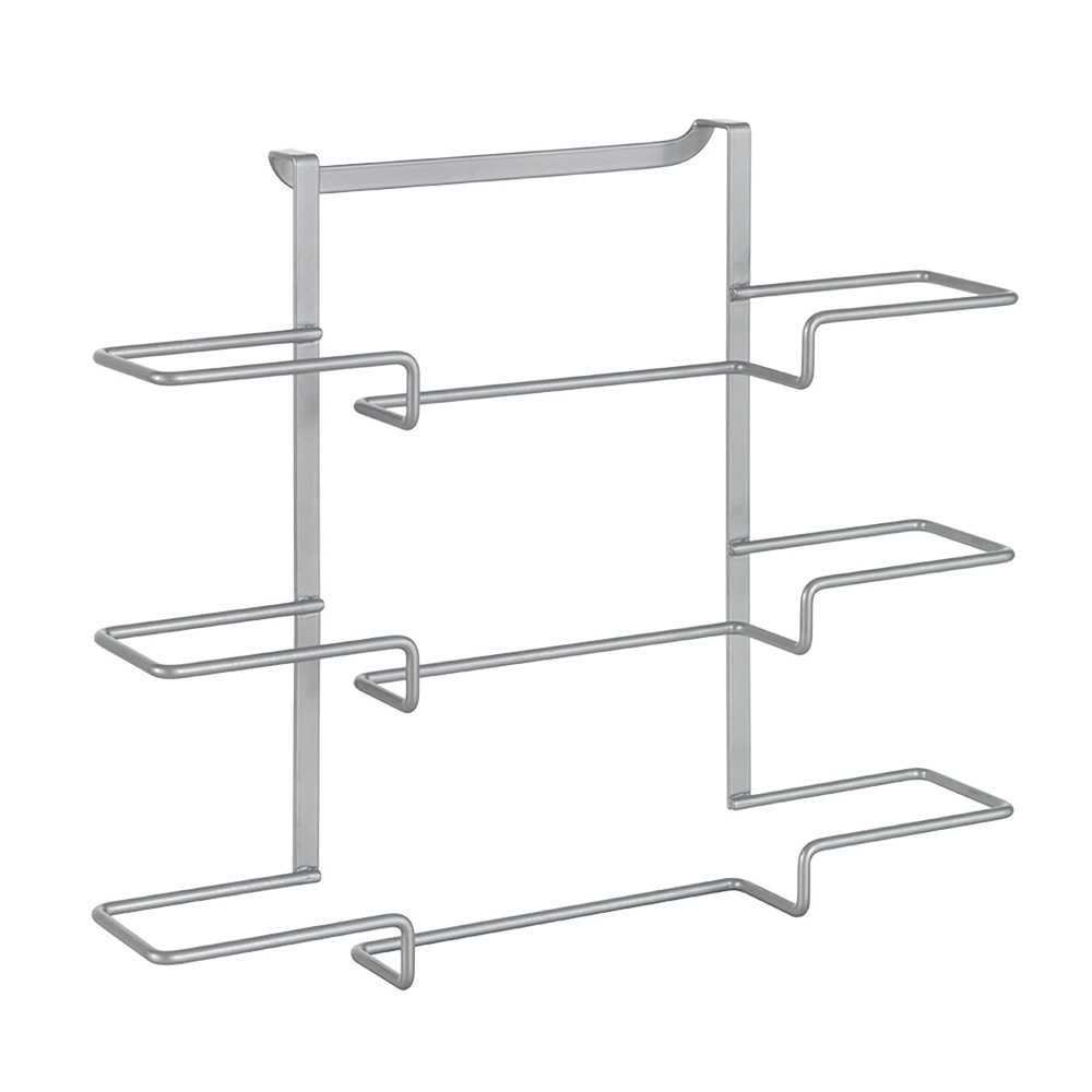 SOPORTE TRIPLE DE PUERTA PARA FILM/ALUMINIO 'GALILEO' 36x9x30cm METALTEX