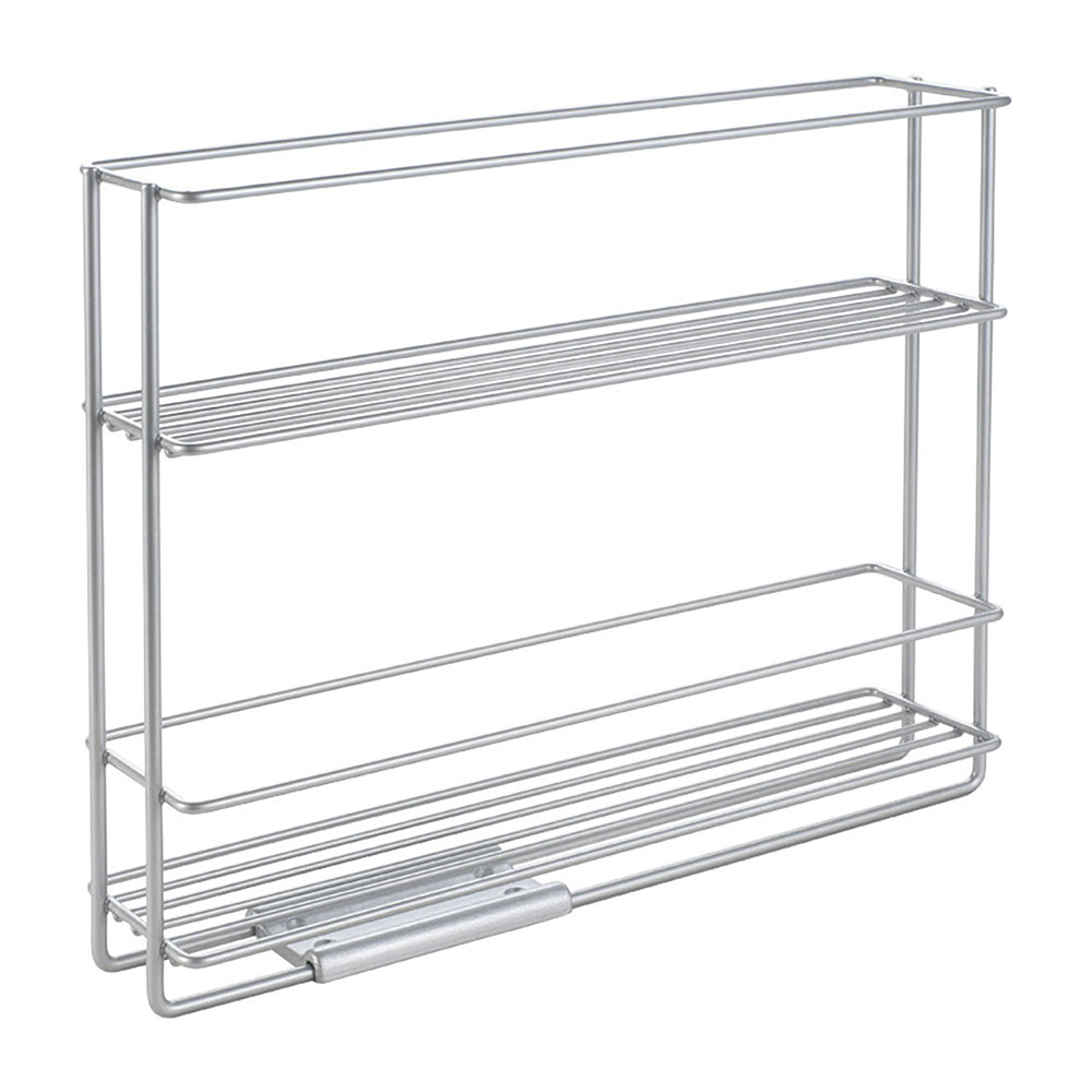 ESPECIERO DESLIZANTE 2 ESTANTES 'IN&OUT' 28x6x22cm METALTEX