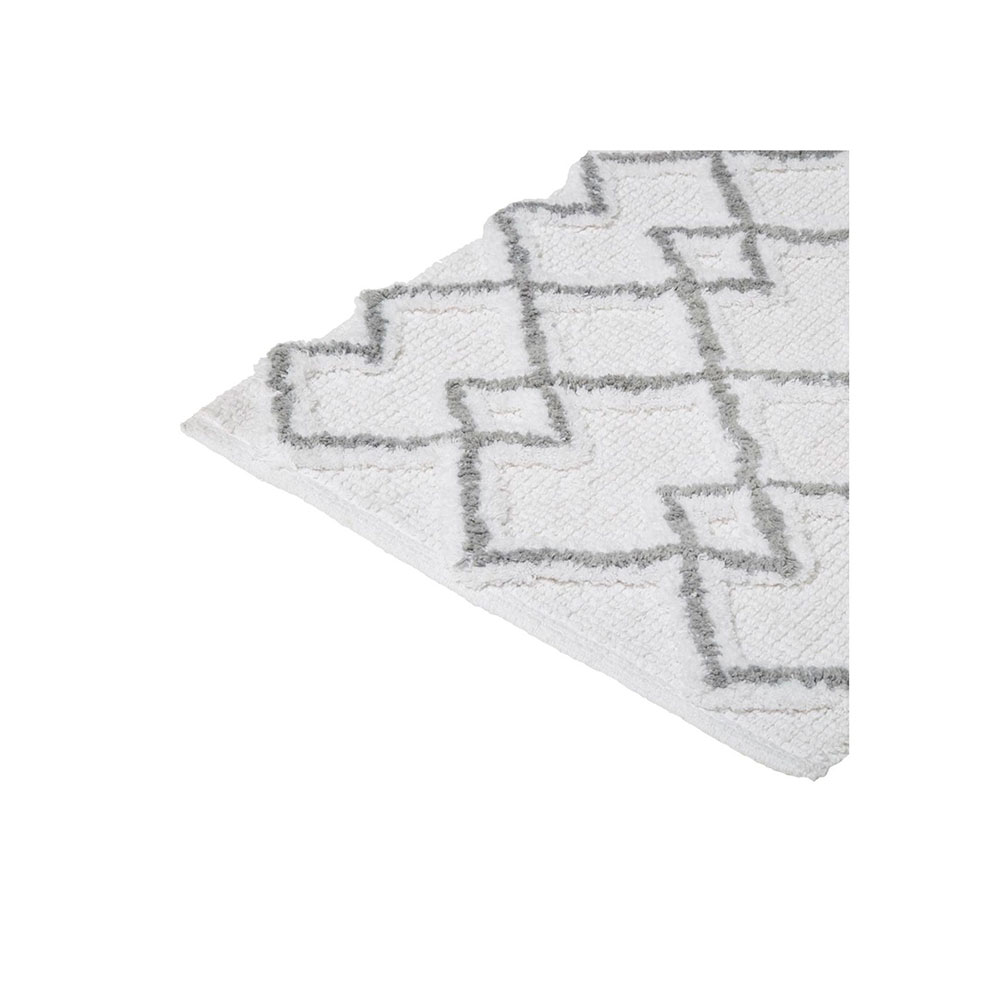 ALFOMBRA BAÑO ETNICA GRIS 50x75cm