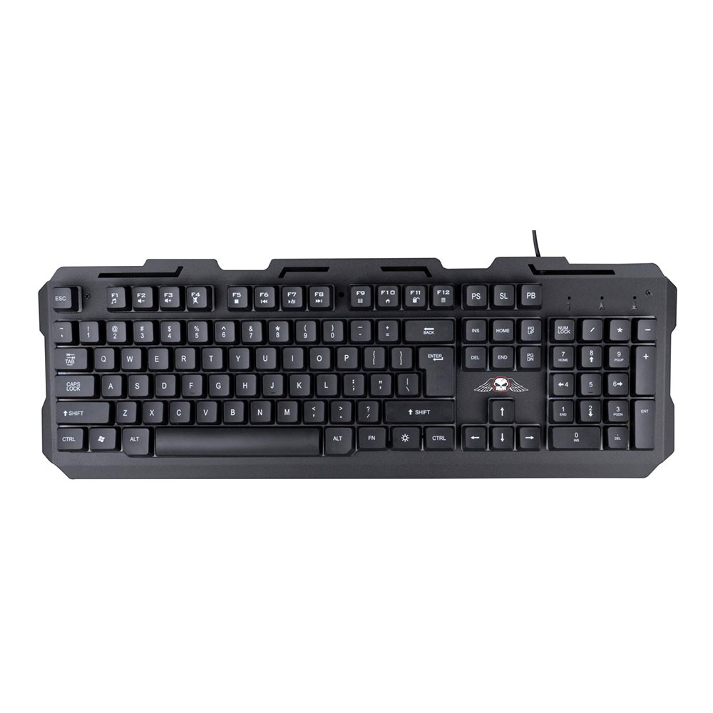 TECLADO GAMING QWERTY LUZ RGB NO FEAR