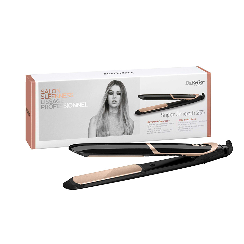 PLANCHA TITANIO CERÁMICA IÓNICA SUPER SMOOTH 235 BABYLISS