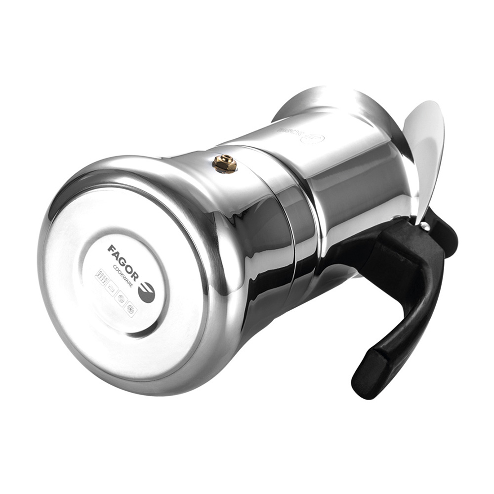 CAFETERA INOX ETNICA 6 TAZAS ACERO INOXIDABLE 18/10 FAGOR