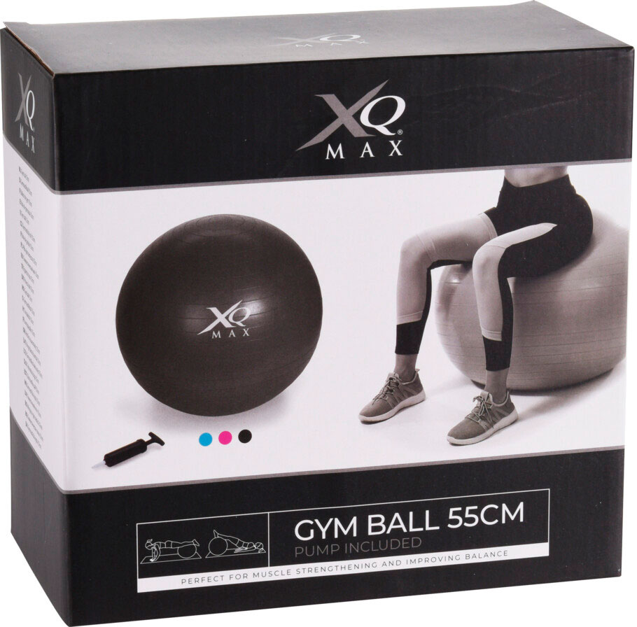 PELOTA DE YOGA  XQMAX ANTI-EXPLOSIÓN Ø55cm COLORES VARIADOS