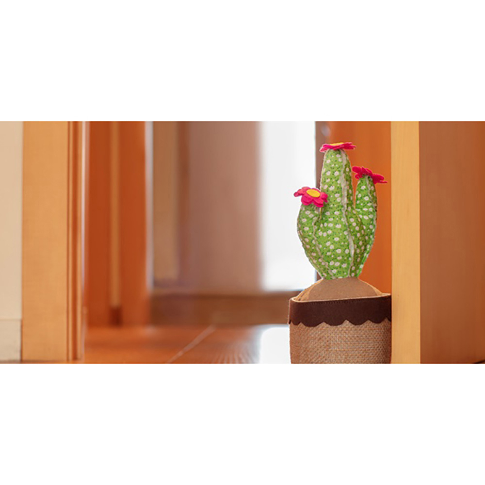 TOPE TEXTIL SUJETAPUERTAS 1kg CACTUS VERDE. INOFIX