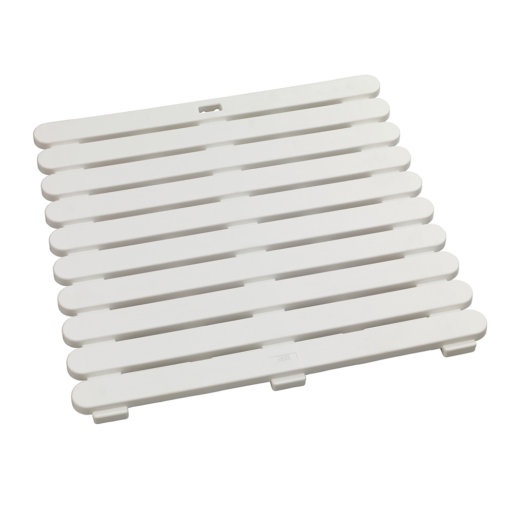 TARIMA DE BAÑO IN/OUTDOOR 55x55cm BLANCO 22945100 WENKO