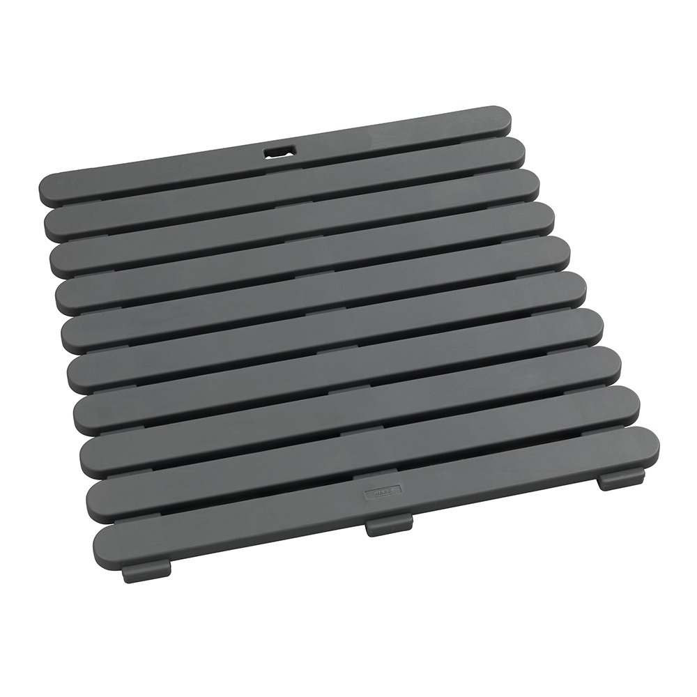TARIMA DE BAÑO IN/OUTDOOR 55x55cm GRIS 22947100 WENKO