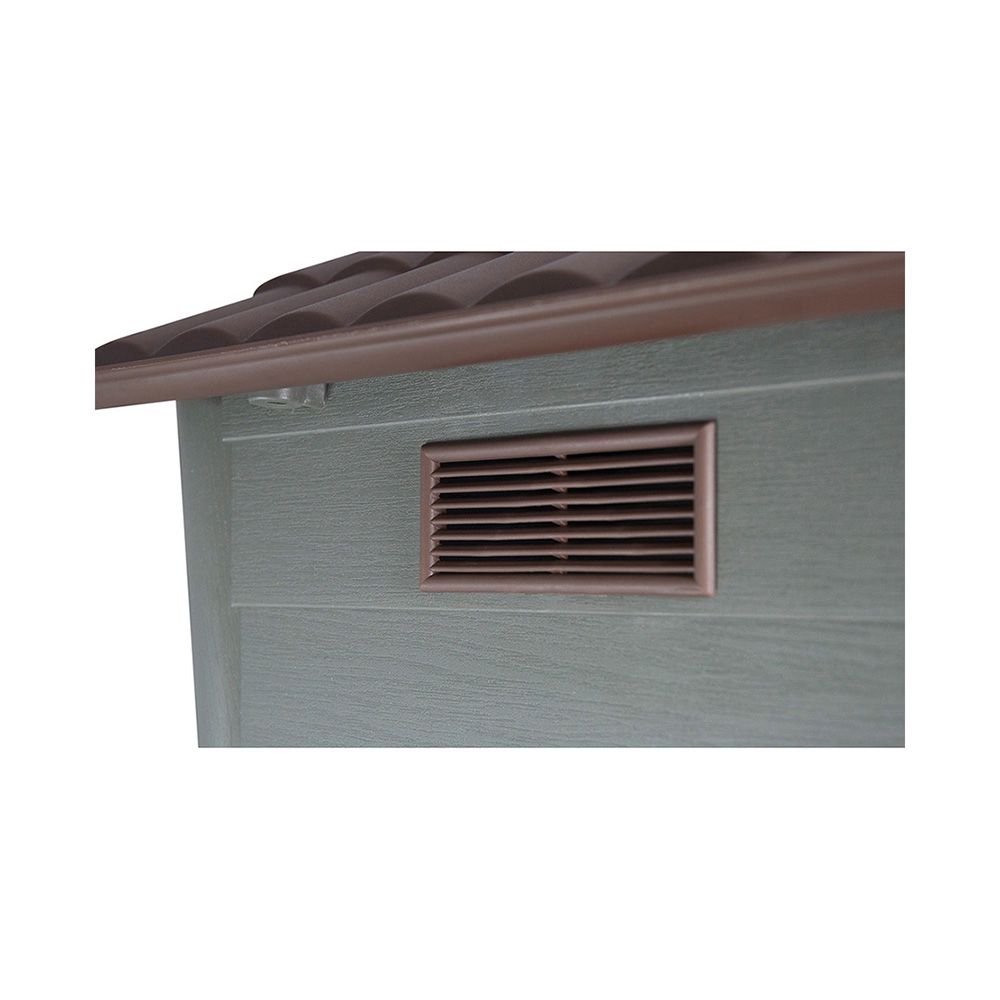 CASETA ECO GRANDE 100% MATERIAL RECICLADO CON DOBLE REJILLA DE VENTILACIÓN 99x70x75cm NAYECO