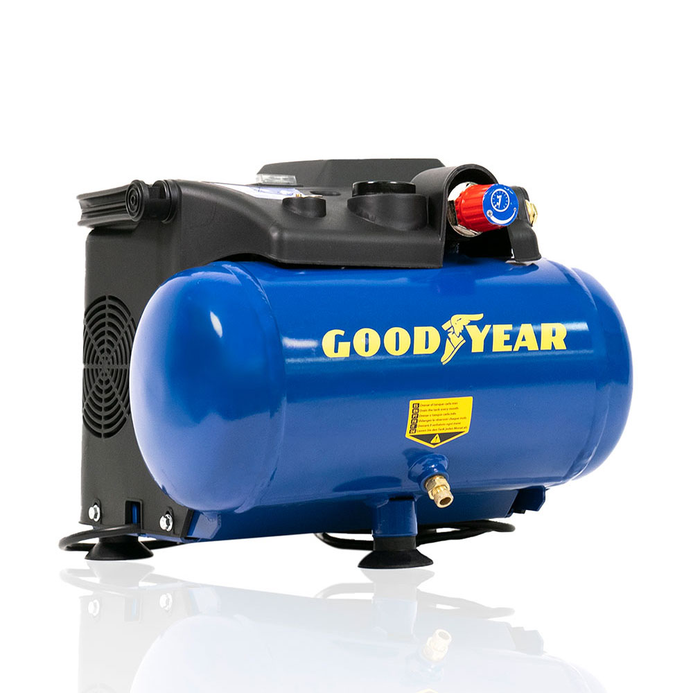 COMPRESOR ELECTRICO 6L 1,5hp 180L/min GOODYEAR GY166P
