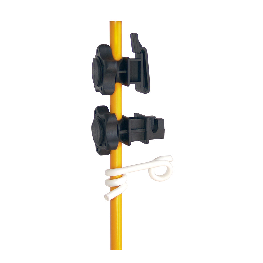PACK 50 PIQUETAS 150cm FIBRA AMARILLA PASTORMATIC