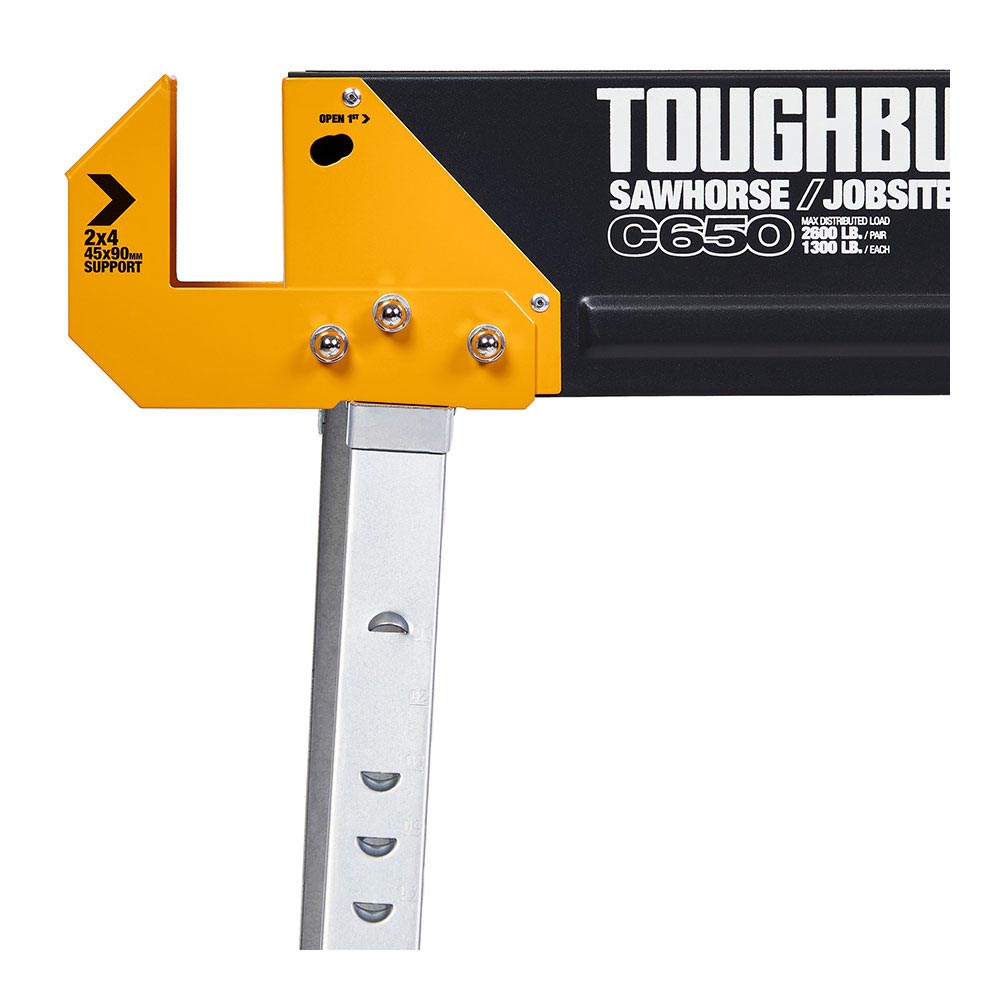 PACK 2 UNI  C650 CABALLETE MESA DE TRABAJO TB-C650-2 TOUGHBUILT