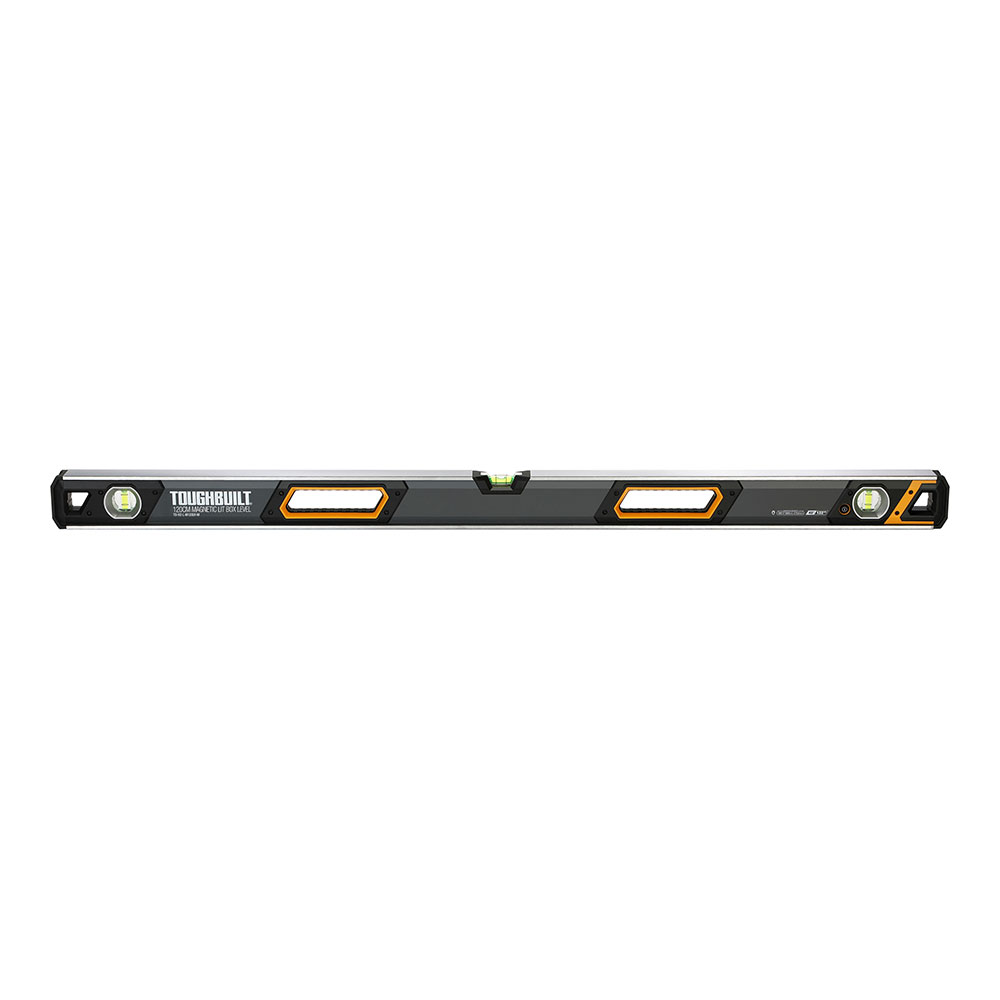 NIVEL MAGNÉTICO TUBULAR BURBUJA ILUMINADA DE 120cm TB-H2-L-M120LH-M TOUGHBUILT