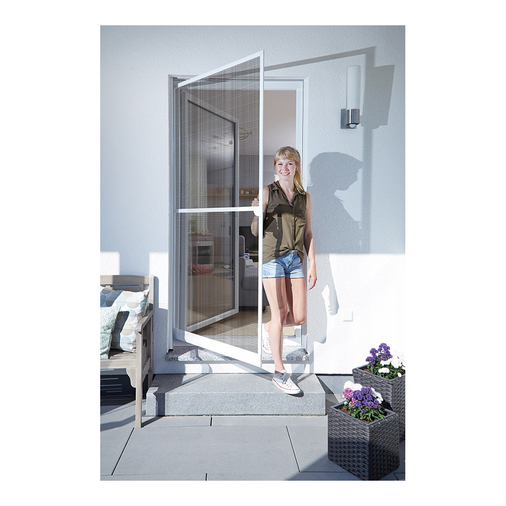 PUERTA MOSQUITERA ABATIBLE BASIC BLANCO 100x210cm
