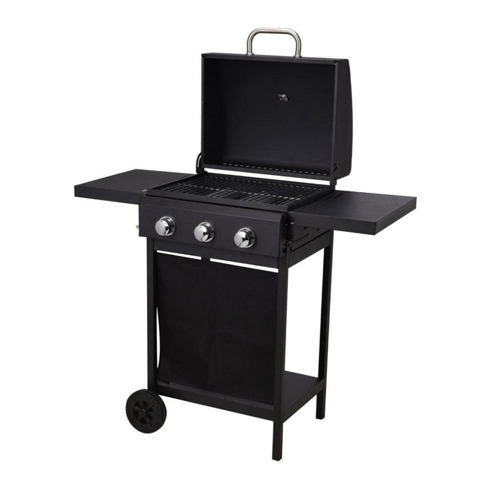 BARBACOA DE GAS DE 3 FUEGOS 139x56,5x106cm WAGGAN