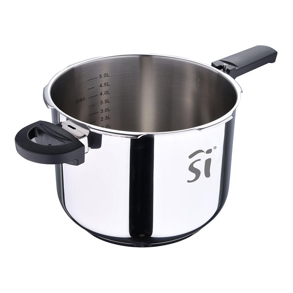 OLLA A PRESIÓN Ø22cm 6L ACER. INOX CRETA SG-1523 SAN IGNACIO