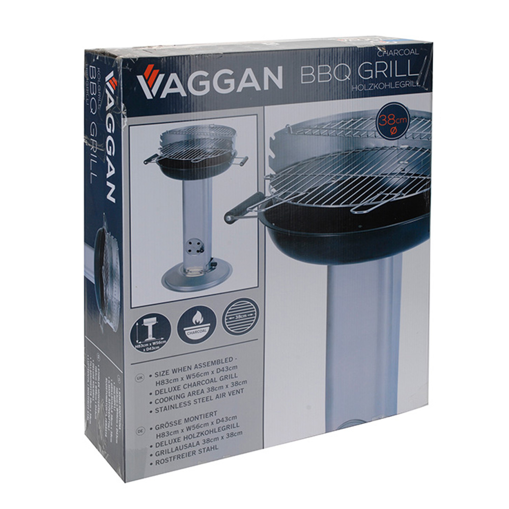 BARBACOA PARA CARBON Ø43x83cm VAGAN