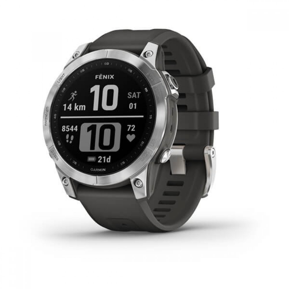 GARMIN FENIX 7 PREMIUM MULTISPORT GPS WATCH SILVER