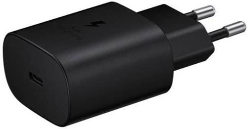 SAMSUNG PD 25W WALL CHARGER USB C TO C EP-TA800XBE BLACK
