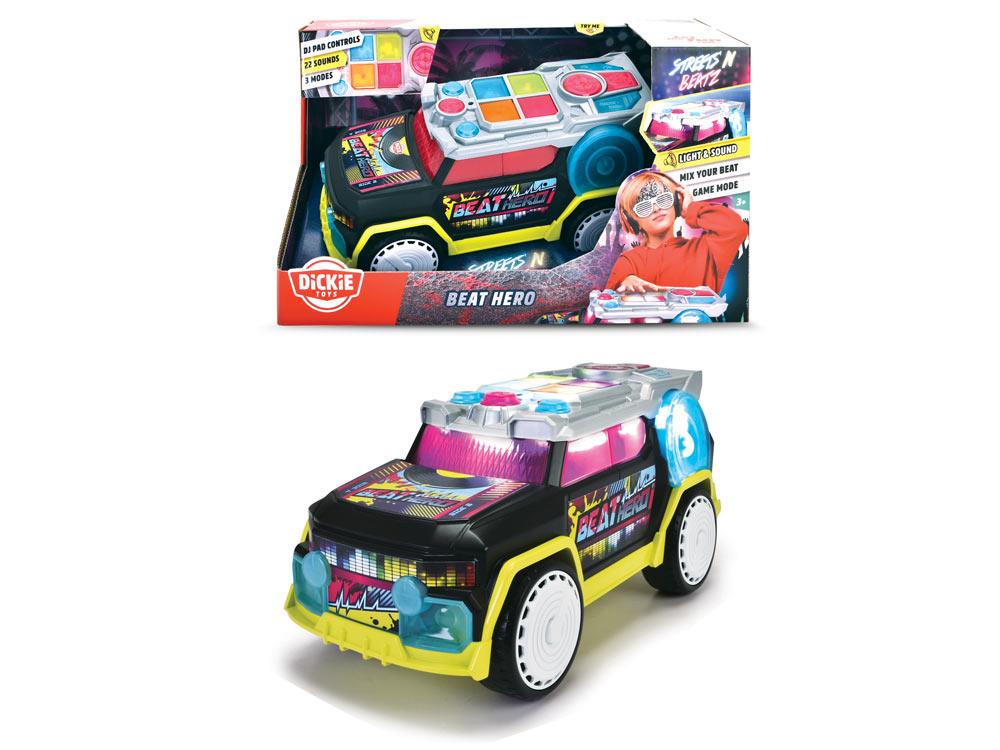 Coche Streets' n Beatz 32 cm con luz y 22 sonidos.