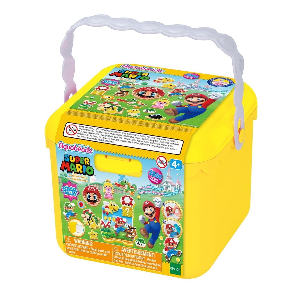 Aquabeads Cubo de creatividad Super Mario 16'50x16x14cm