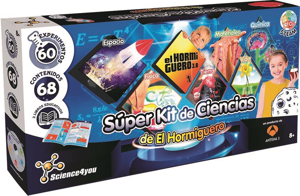 Juego Super Kit De Ciencias Del Hormiguero Con 60 Experimentos