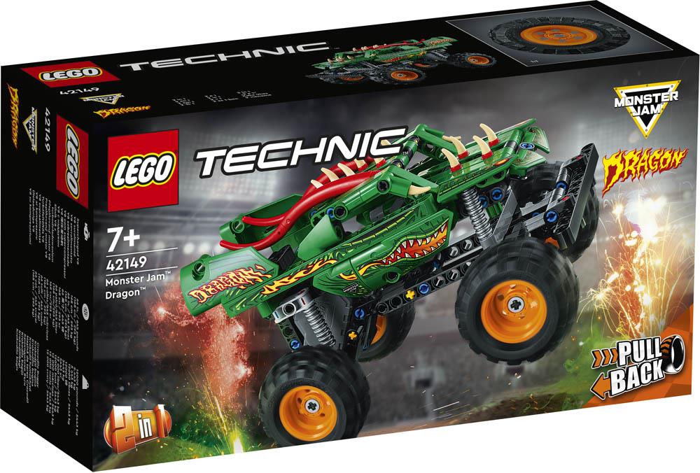 Coche Monster Jam Dragon Lego Technic