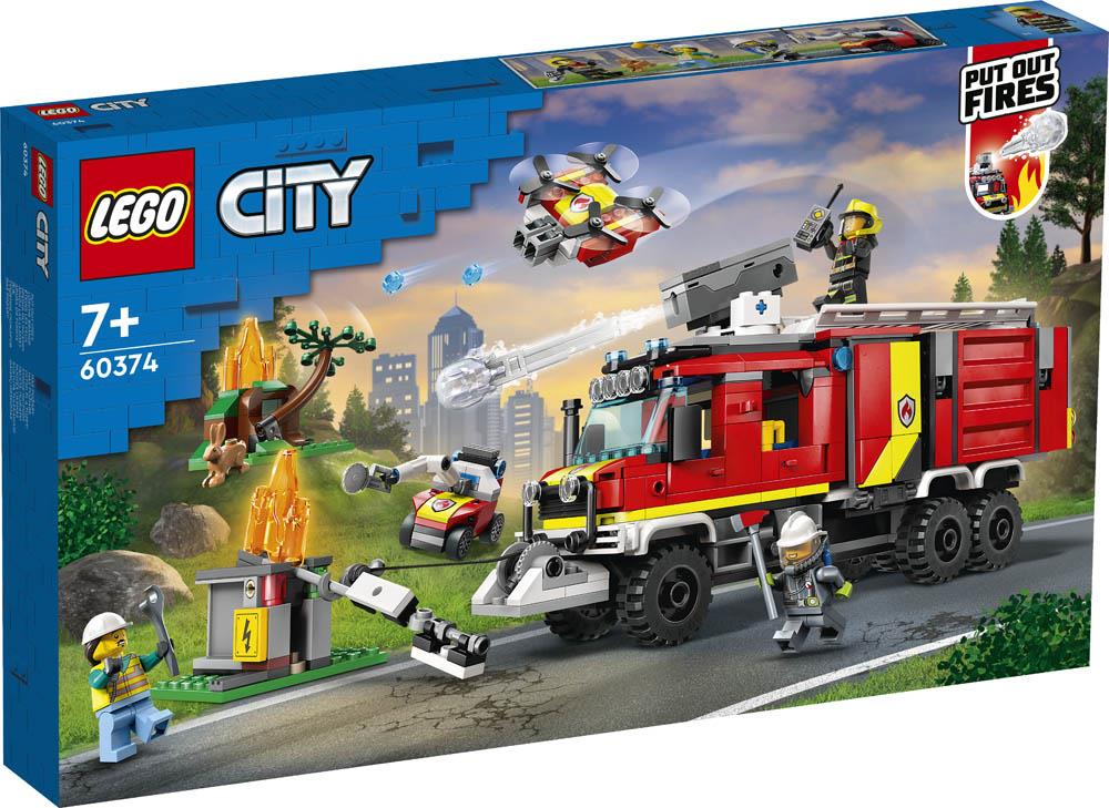 Camion de Bomberos Unidad Móvil de Control de Incendios Lego City
