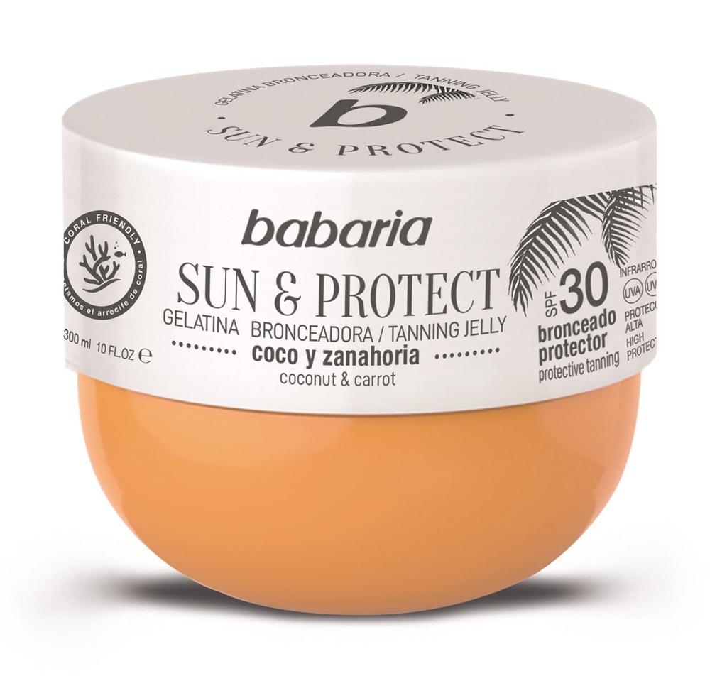 Gelatina Bronceadora Babaria Coco Protector F-30 300 ml