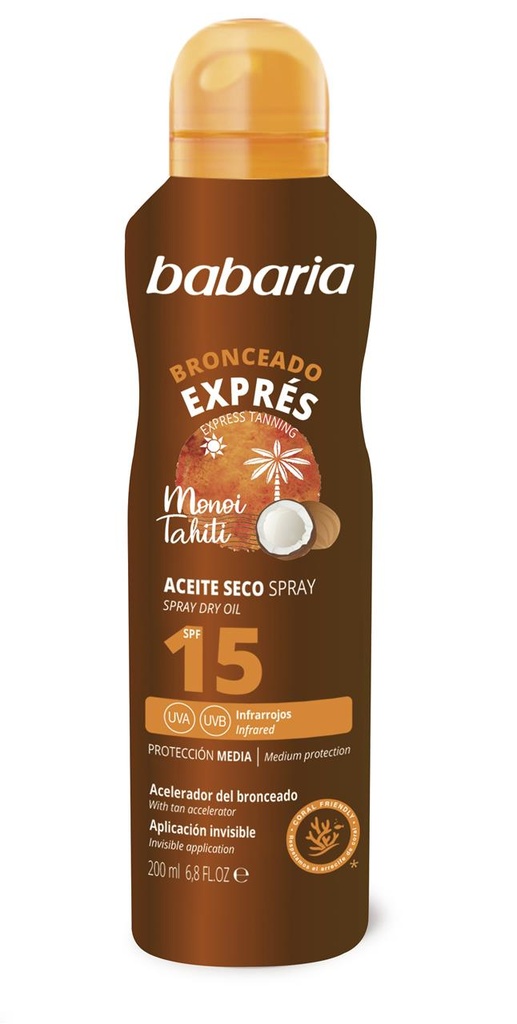 Bruma Aceite Seco Babaria Spary F-15 200 ml