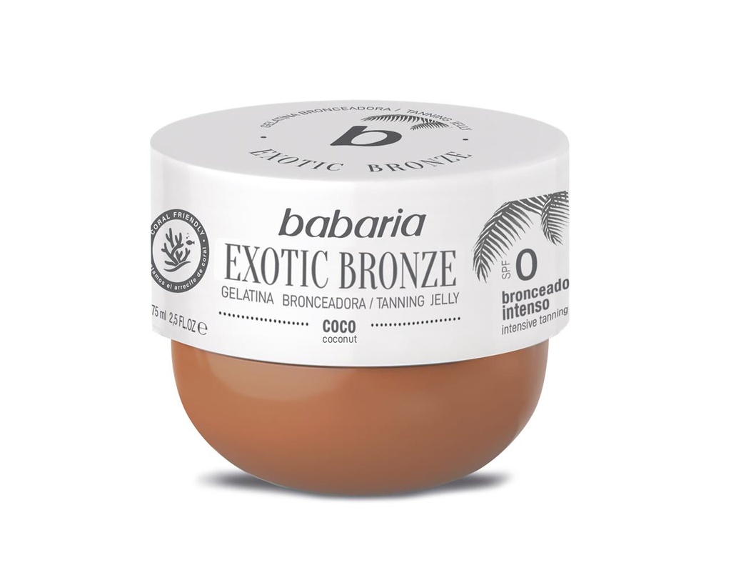 Gelatina Bronceadora Babaria Coco F-0 Formato Viaje 75ml