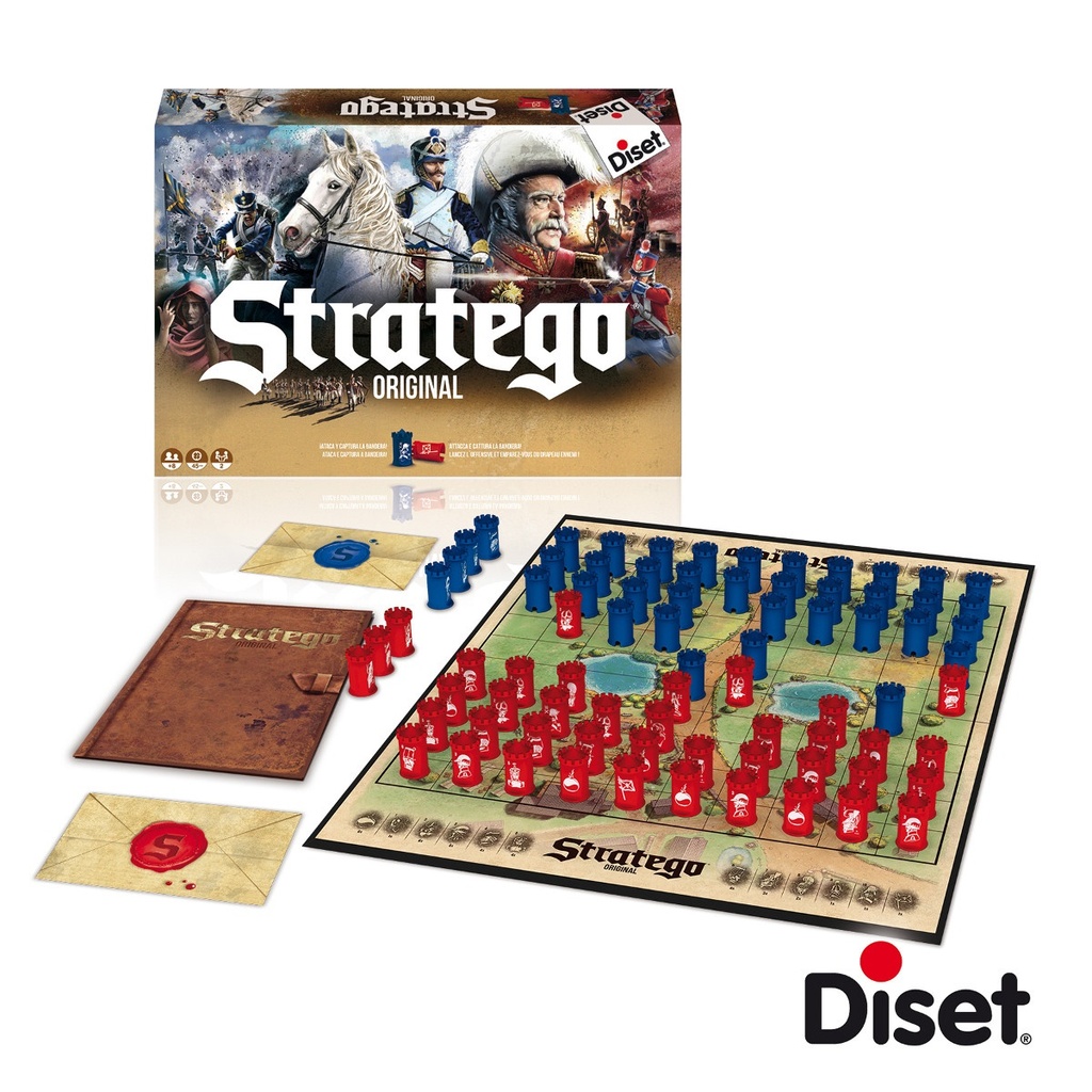 Juego Stratego original ¡ataca y captura la bandera enemiga!
